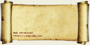 Anđela Strinić vizit kartica